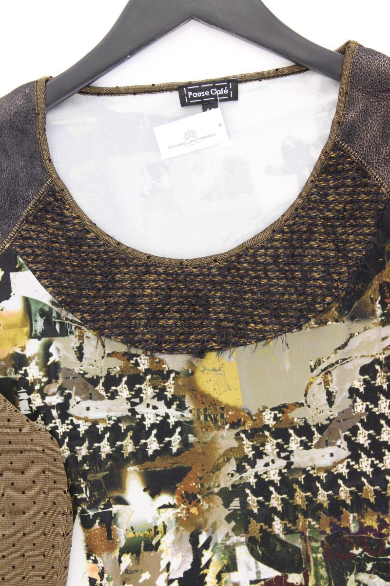 Pause Cafe Longsleeve-Shirt Gr. 46 Langarm mehrfarbig aus Polyester