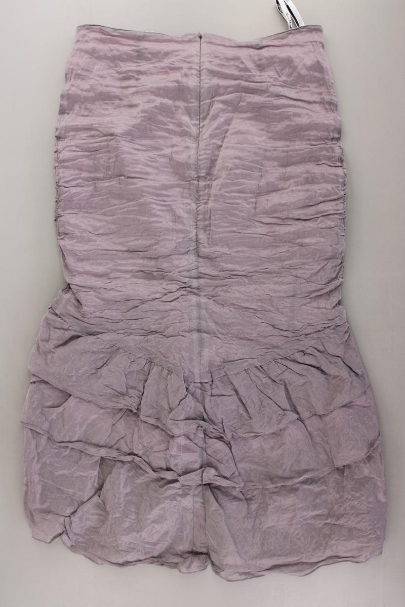 Vera Mont Maxirock Gr. 44 lila aus Metallfaser