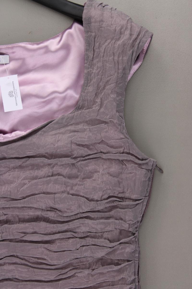 Vera Mont Slim Top Gr. 46 lila aus Metallfaser