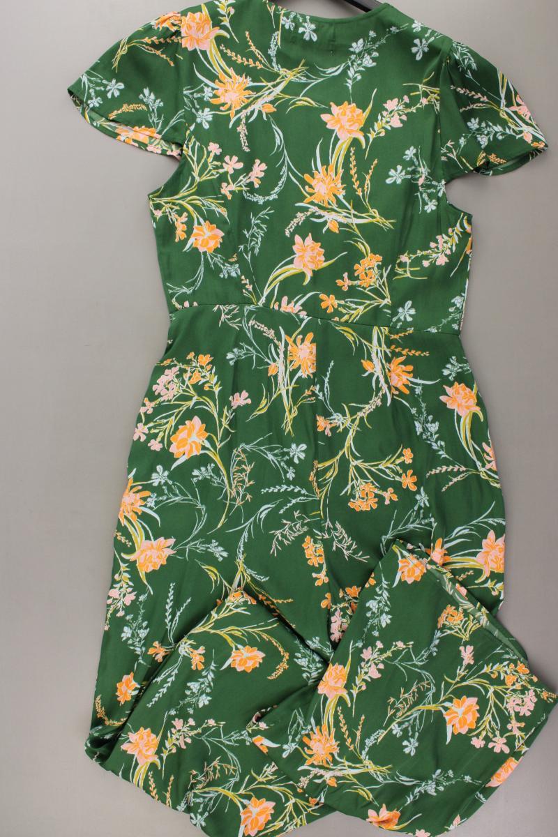 Urban Outfitters Langer Jumpsuit Gr. L mit Blumenmuster grün aus Polyester