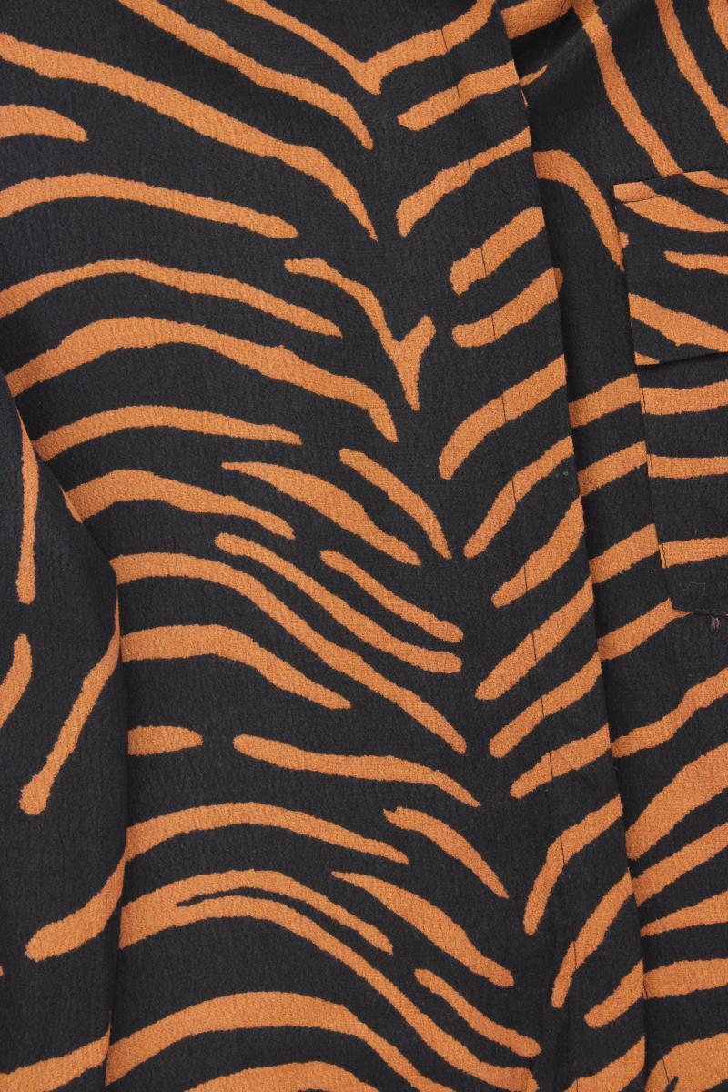 Mango Langarmbluse Gr. L schwarz