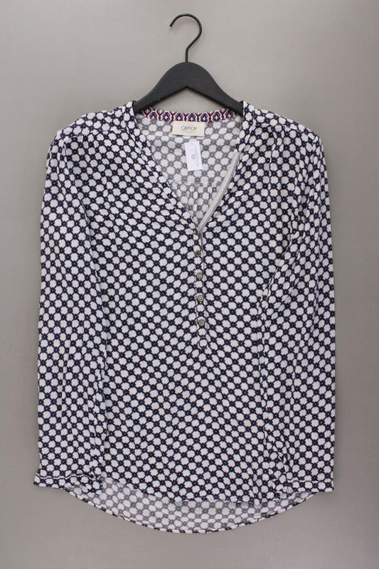 Cartoon Langarmbluse Gr. 38 geometrisches Muster mehrfarbig