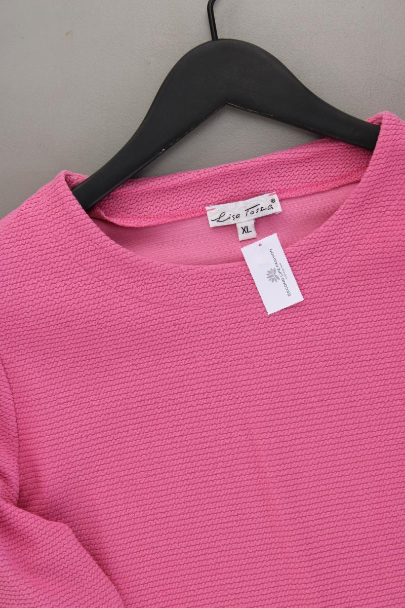 Lisa Tossa Feinstrickpullover Gr. XL pink aus Polyester