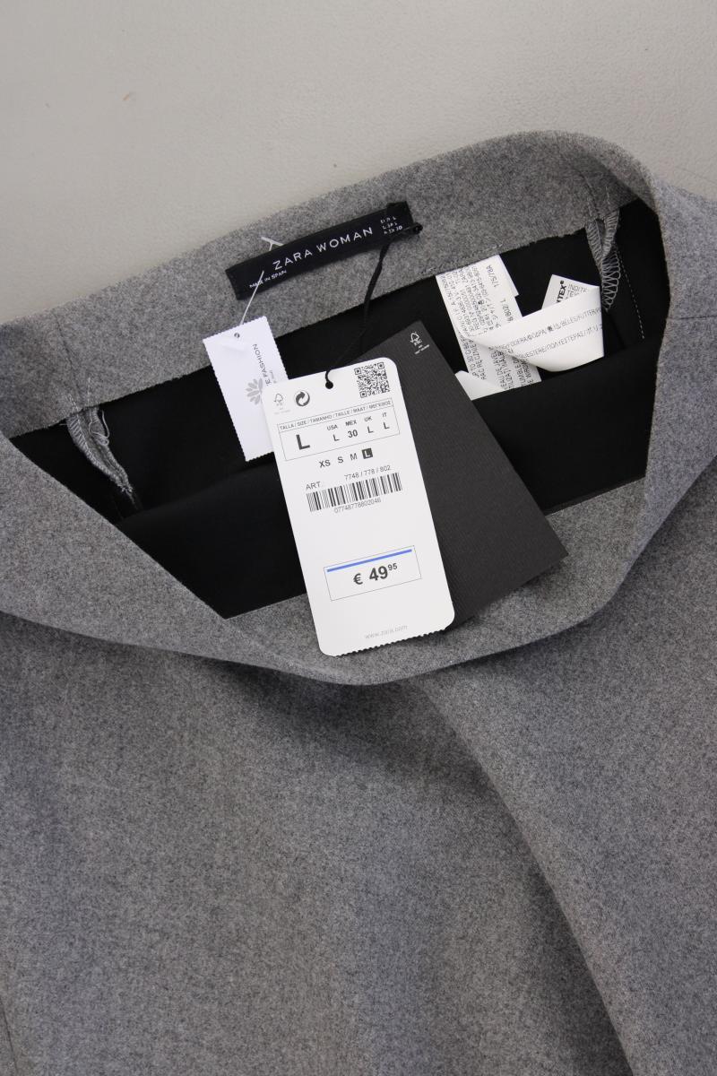 Zara Maxirock Gr. L neu mit Etikett Neupreis: 49,95€! grau aus Polyester
