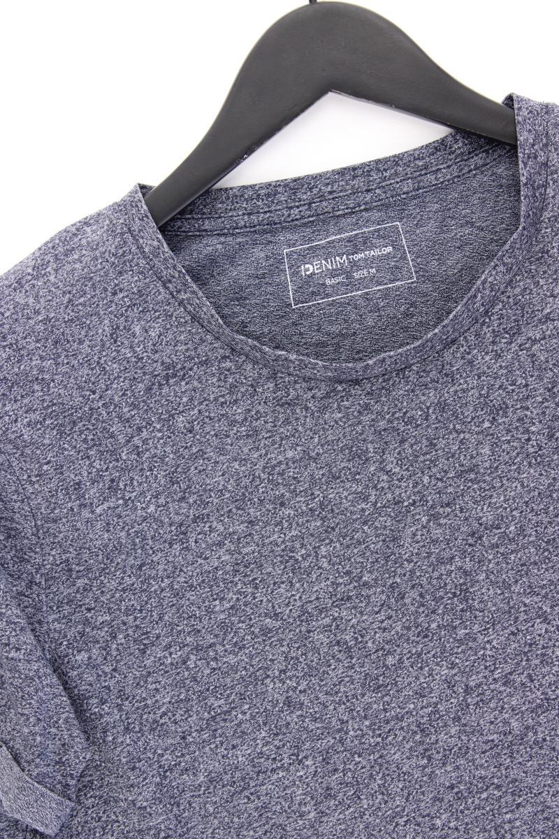 Tom Tailor (Denim) T-Shirt für Herren Gr. M Kurzarm grau aus Baumwolle