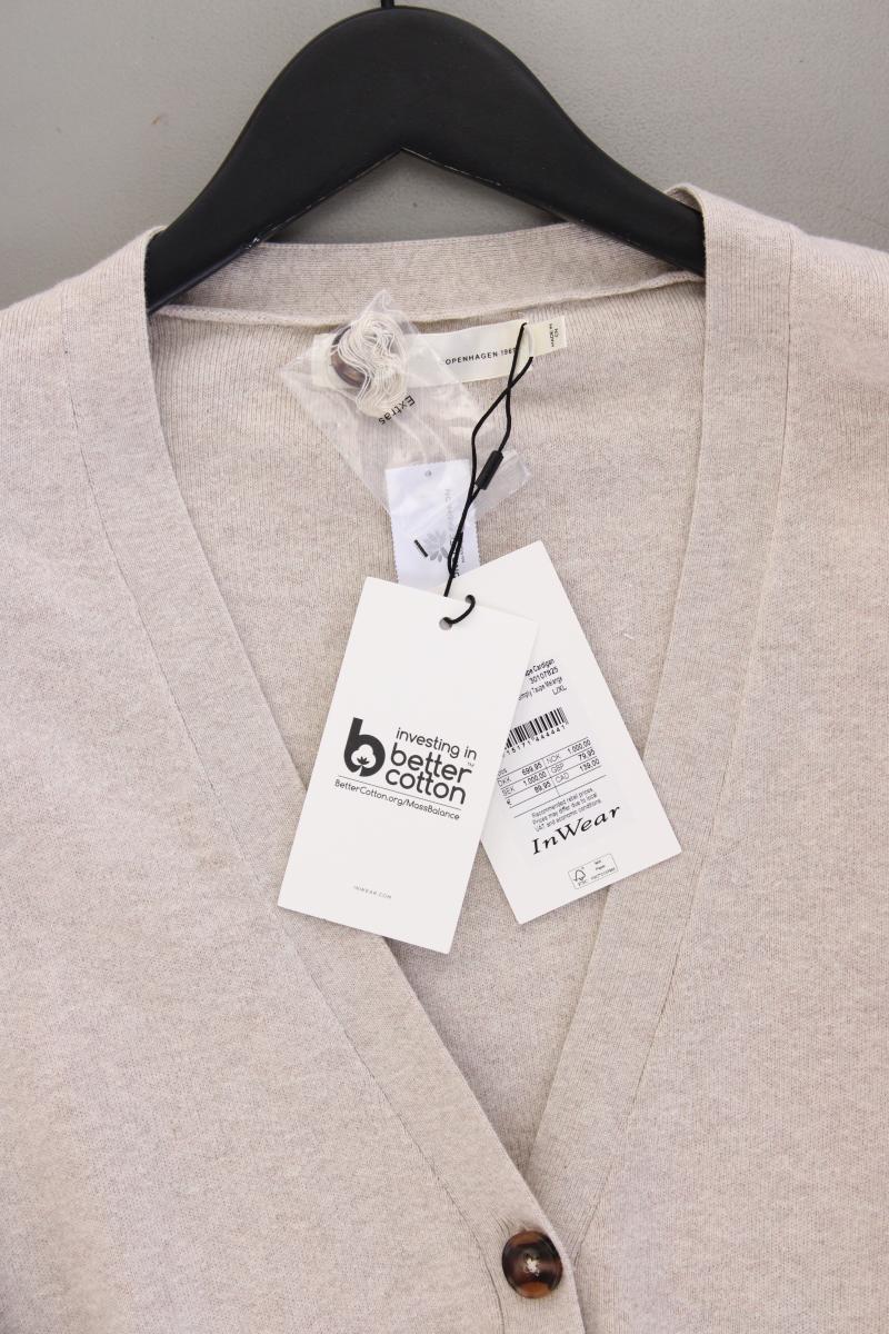 Inwear Strickjacke Gr. L/XL neu mit Etikett Neupreis: 89,95€! Langarm creme