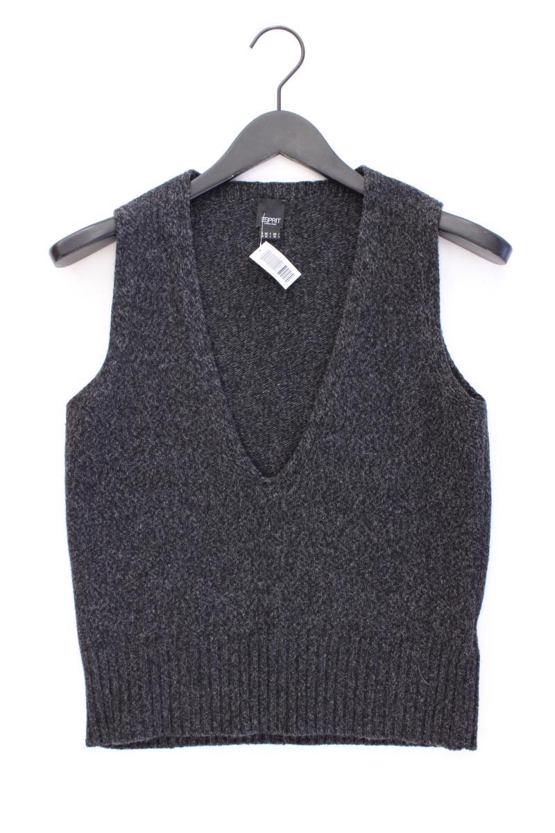 Esprit Collection Classic Pullunder Gr. M grau aus Wolle
