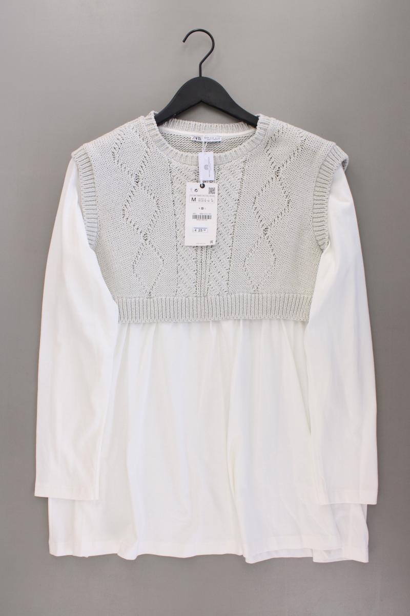 Zara Langarmpullover Gr. M neu mit Etikett Neupreis: 25,95€! creme aus Baumwolle