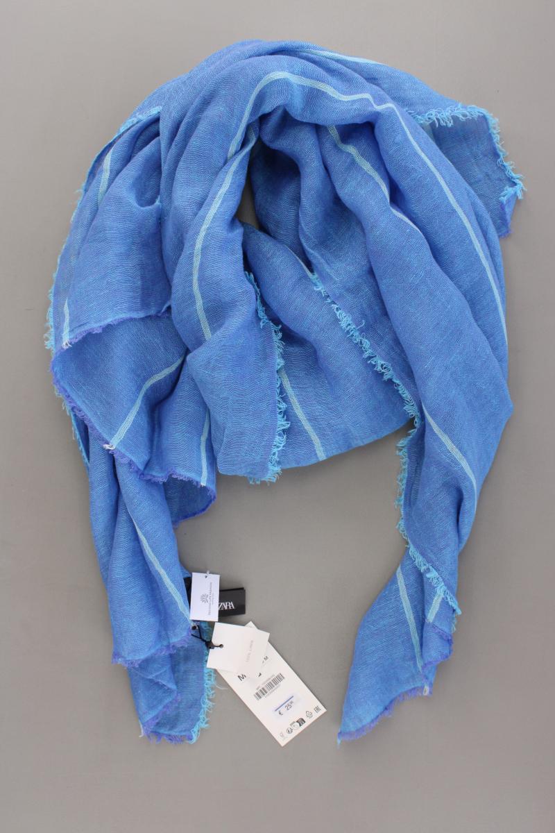Zara Tuch gestreift neu mit Etikett Neupreis: 25,95€! blau aus Leinen