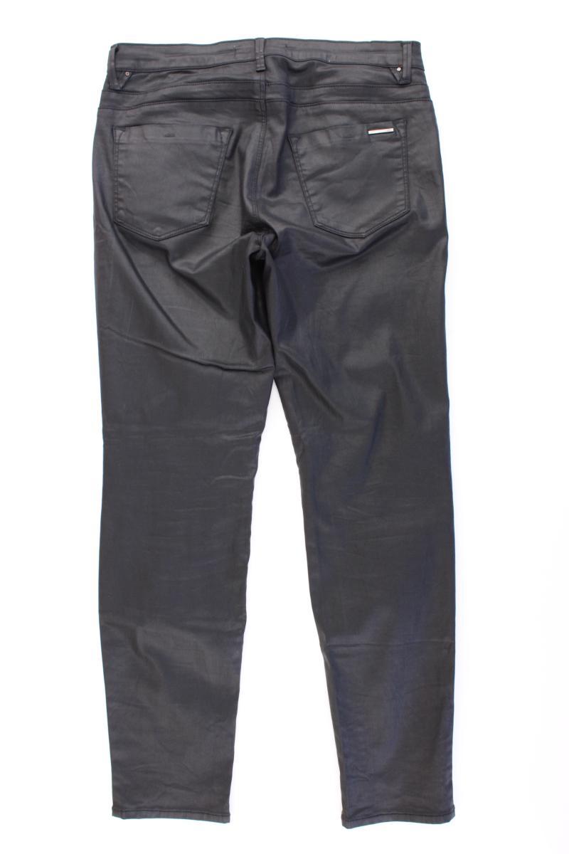 Brax Kunstlederhose Gr. Kurzgröße 40 neuwertig Modell Shakira schwarz