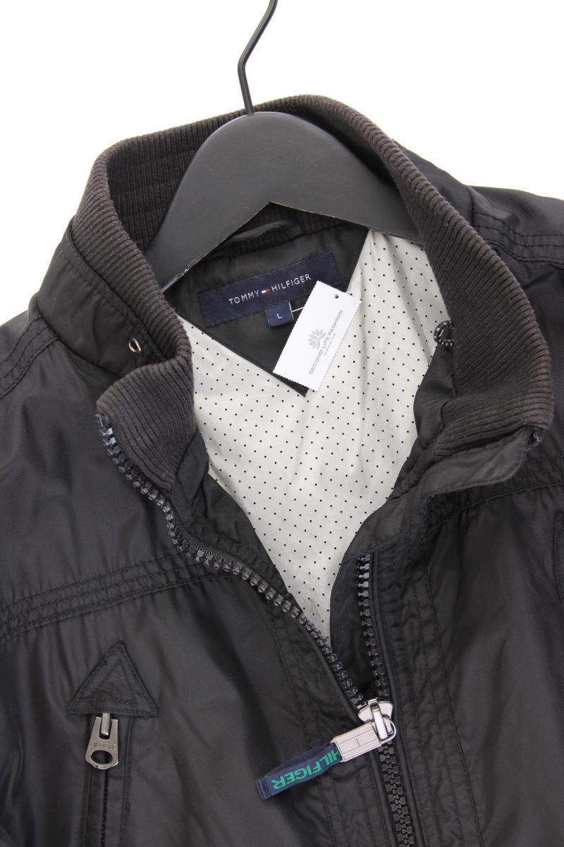 Tommy Hilfiger Übergangsjacke für Herren Gr. L schwarz aus Polyester