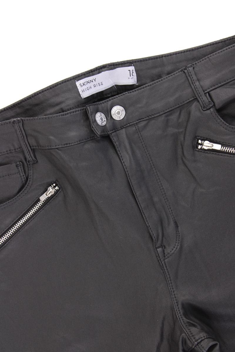 next Kunstlederhose Gr. 46 schwarz aus Viskose