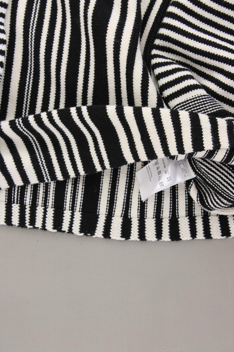 Marc Cain Crop Pullover Gr. 36 gestreift creme aus Baumwolle