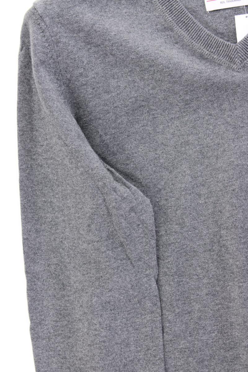 s.Oliver Feinstrickpullover für Herren Gr. M grau aus Baumwolle