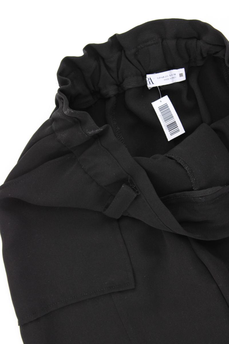 Zara Cargohose Gr. 40 schwarz aus Polyester