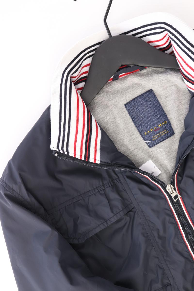 Zara Übergangsjacke für Herren Gr. XL blau aus Polyester