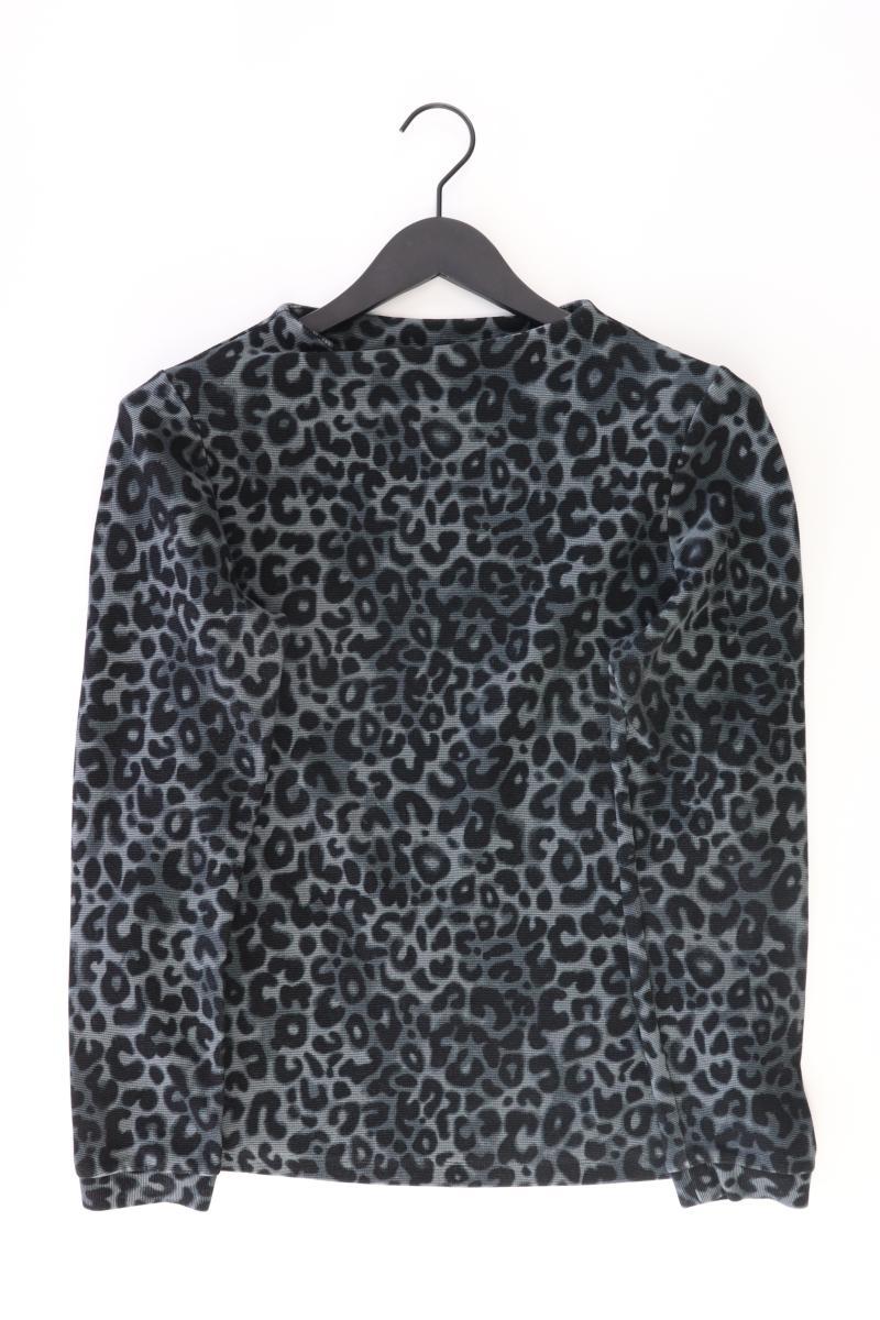 Street One Langarmpullover Gr. S mit Tierdruck grau