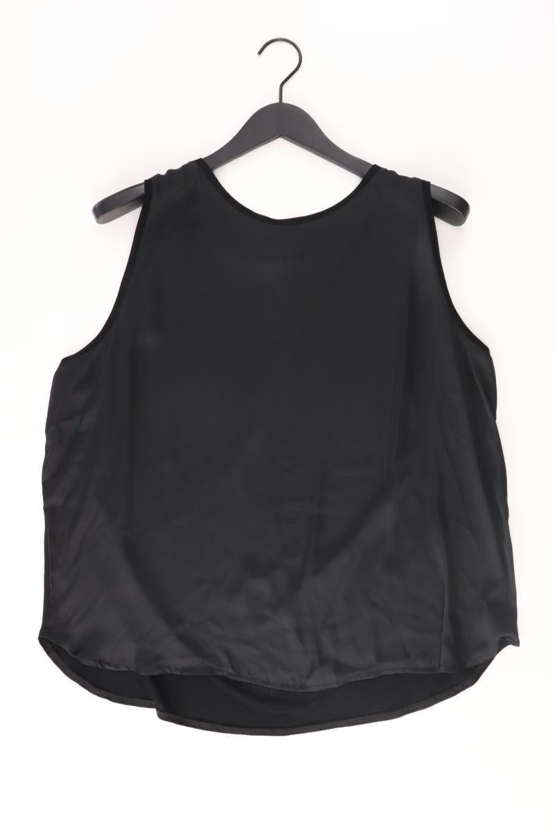 Tom Tailor Ärmellose Bluse Gr. XXXL schwarz aus Viskose