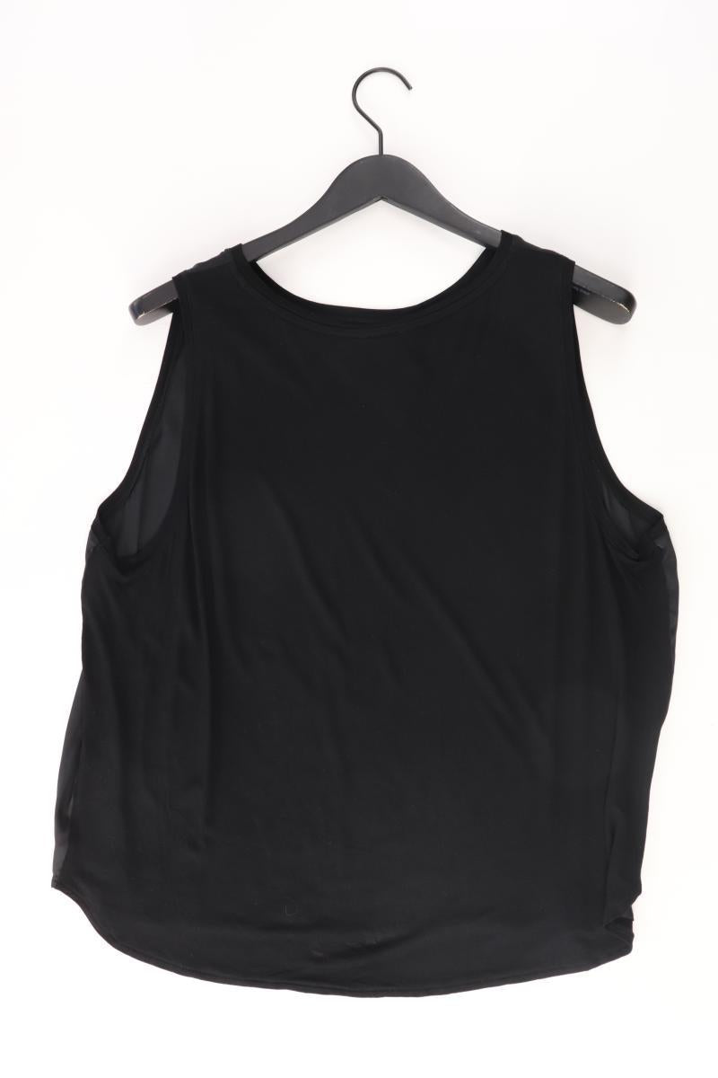 Tom Tailor Ärmellose Bluse Gr. XXXL schwarz aus Viskose