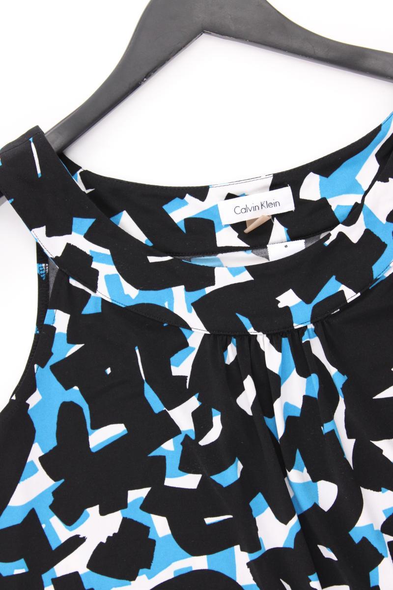 Calvin Klein Trägertop Gr. L geometrisches Muster blau