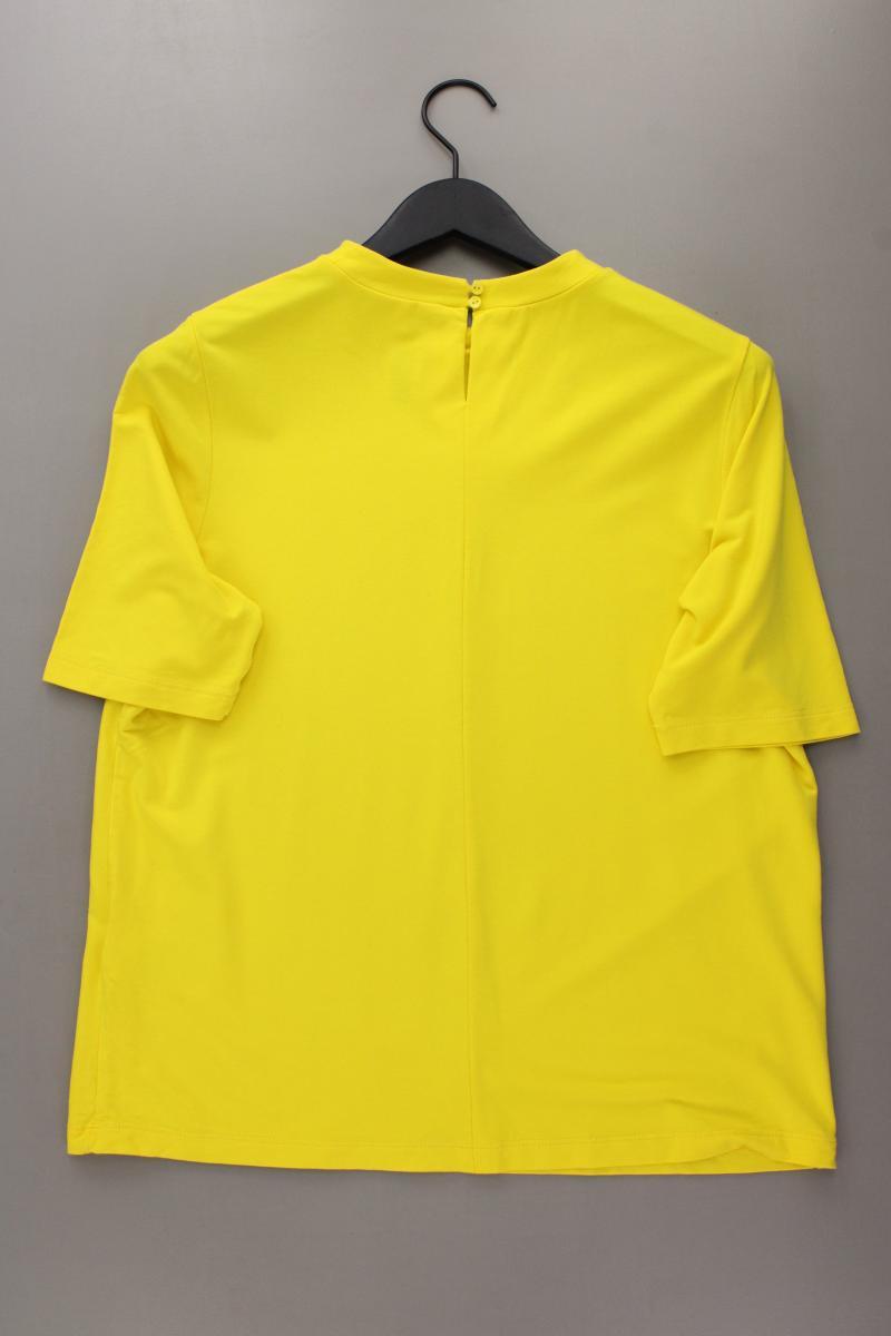 Street One T-Shirt Gr. 42 neuwertig Kurzarm gelb aus Viskose