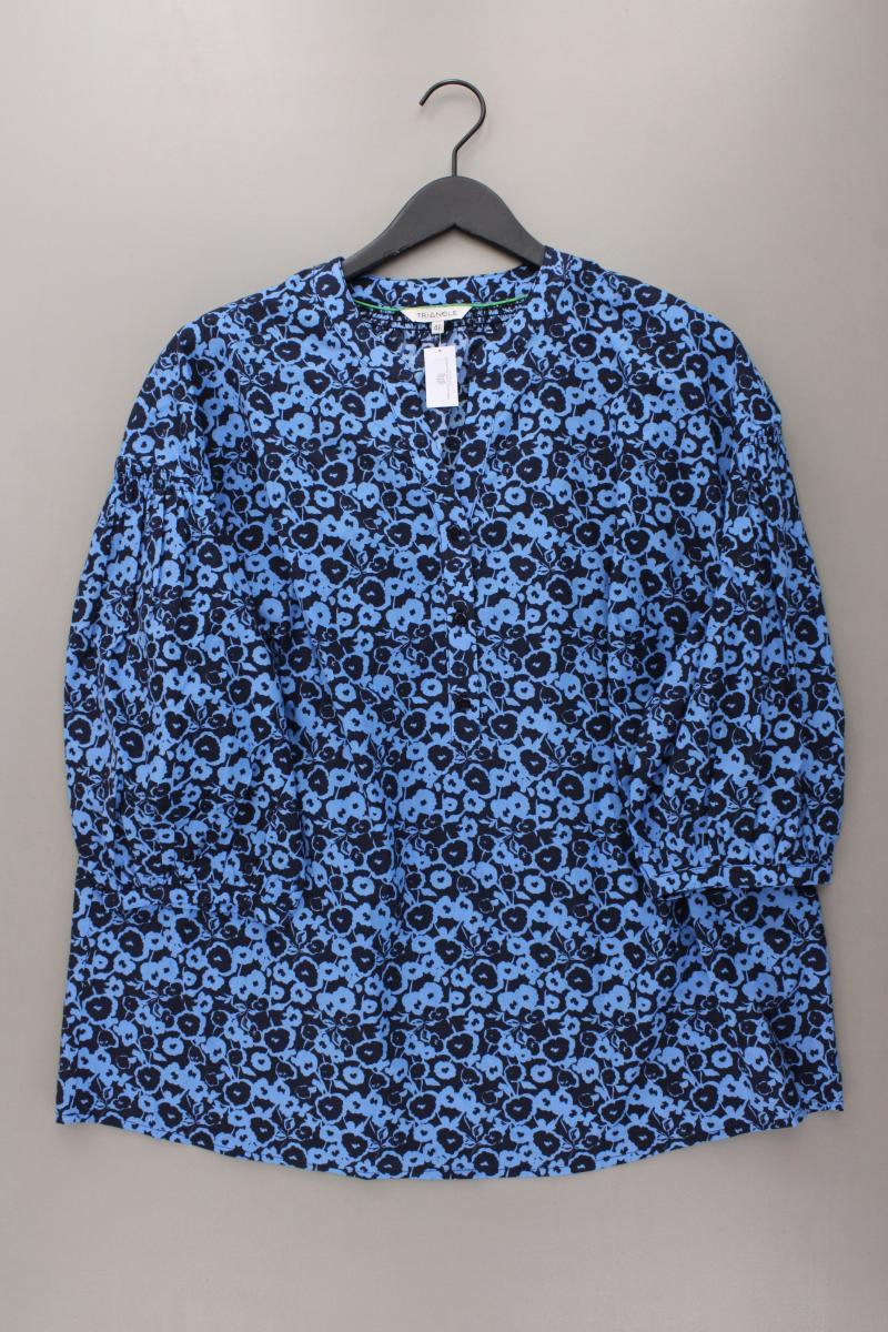 Triangle by s.Oliver Classic Bluse Gr. 48 mit Blumenmuster neuwertig 3/4 Ärmel