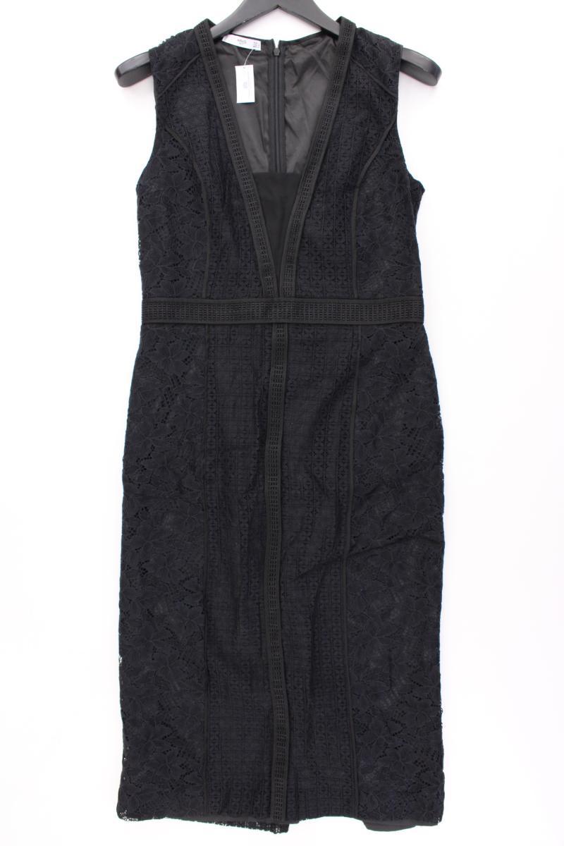 Mango Spitzenkleid Gr. L Ärmellos schwarz
