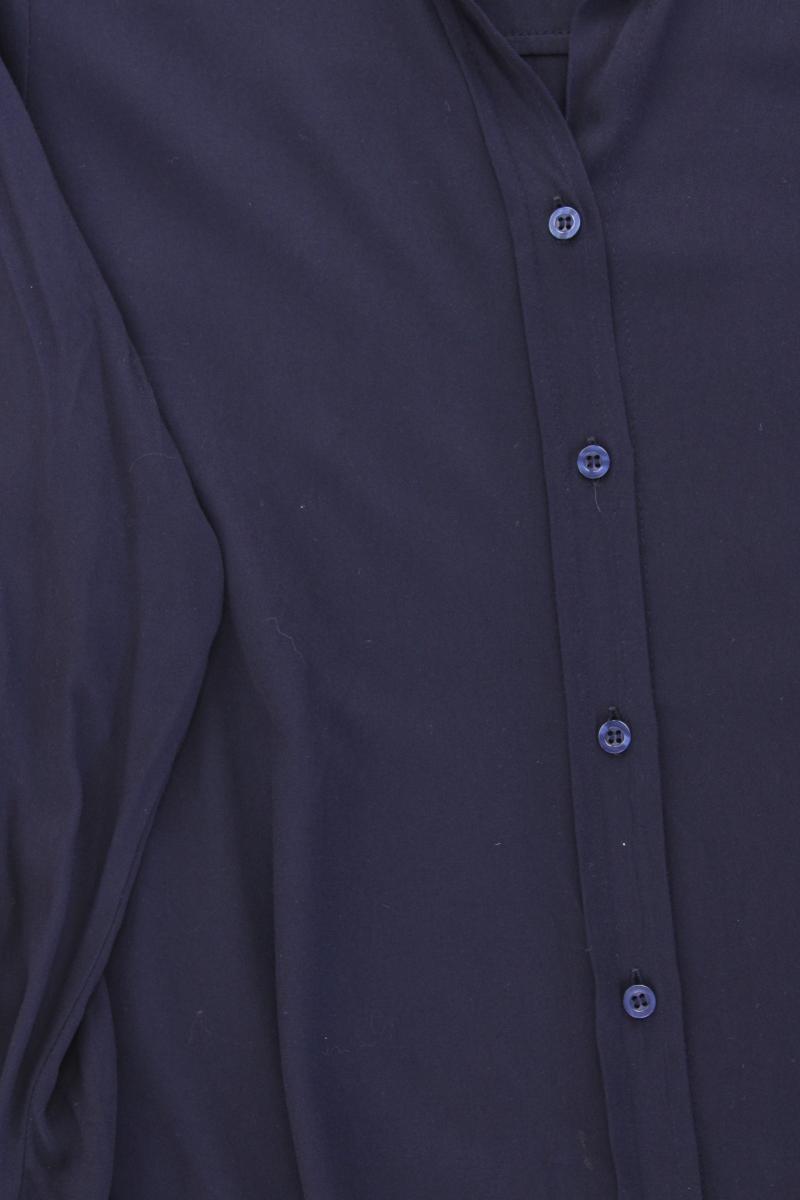 AUST Langarmbluse Gr. S blau aus Viskose