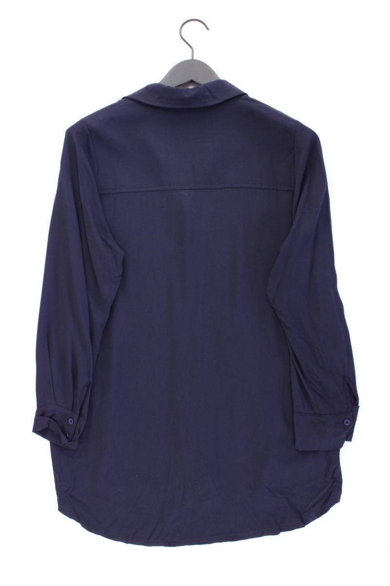 AUST Langarmbluse Gr. S blau aus Viskose