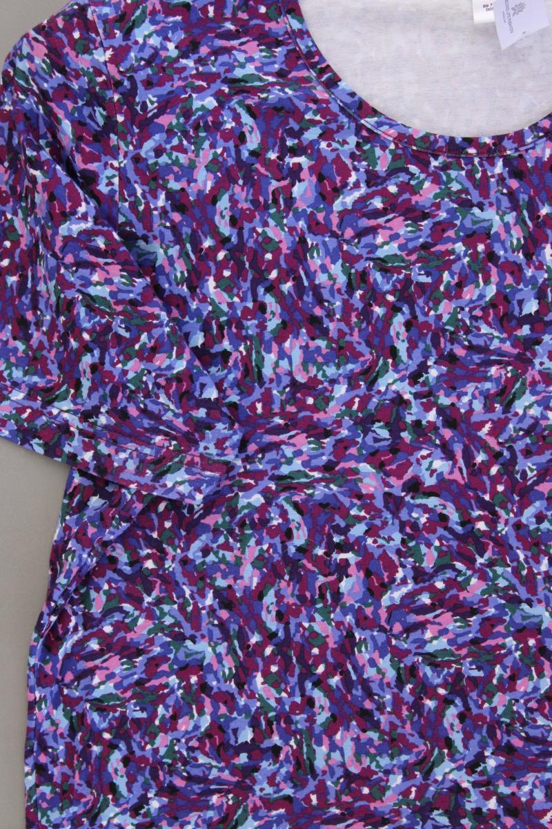 Mona Printshirt Gr. 42 Kurzarm lila aus Viskose