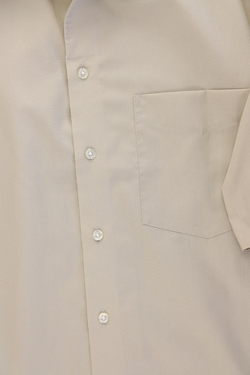 Walbusch Kurzarmhemd für Herren Gr. Hemdgröße 41 creme aus Baumwolle