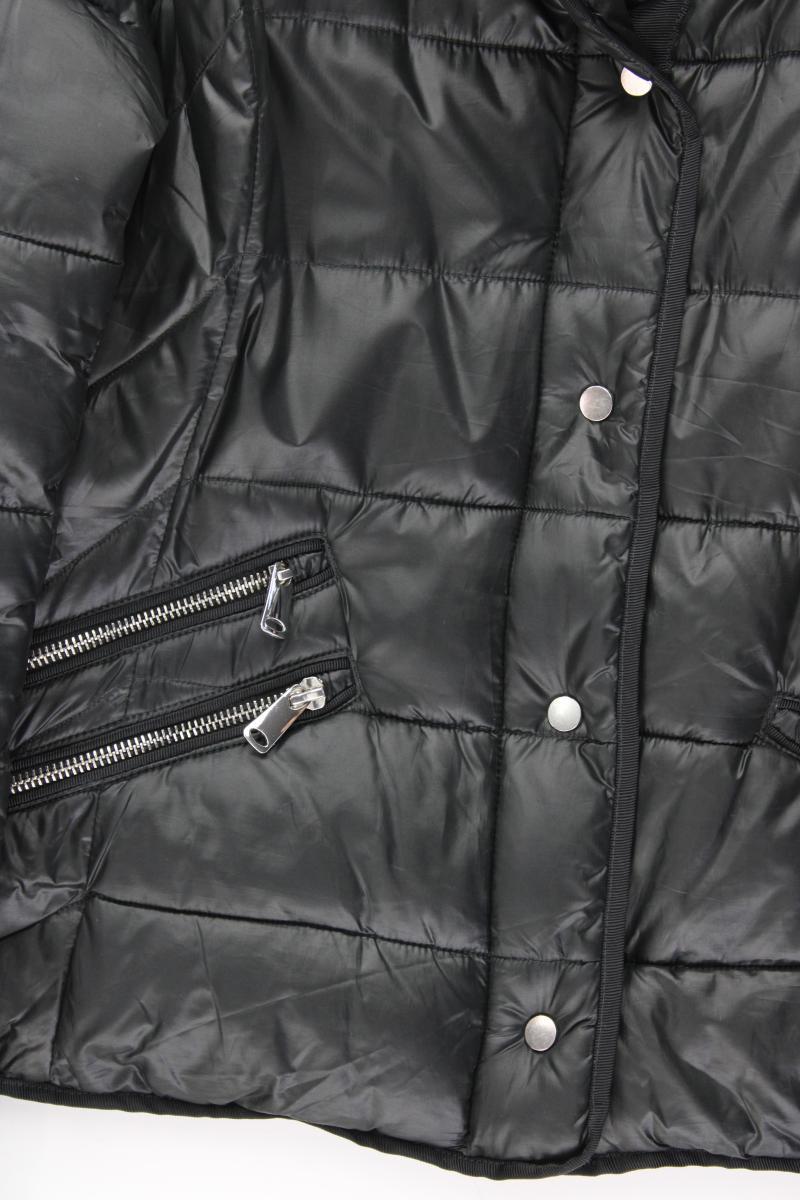 Zara Kapuzenjacke Gr. L schwarz aus Polyester