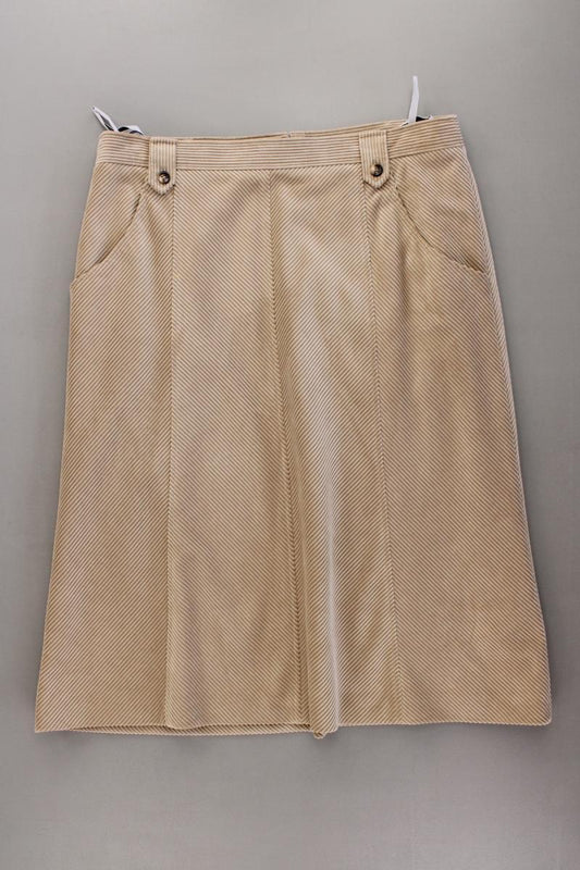 Gerry Weber Cordrock Gr. 42 neuwertig braun aus Polyester