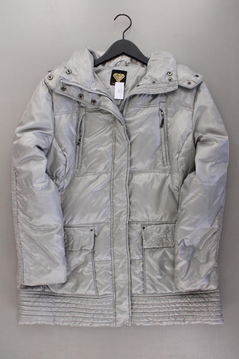 Sarah Kern Wintermantel Gr. 44 grau aus Polyester
