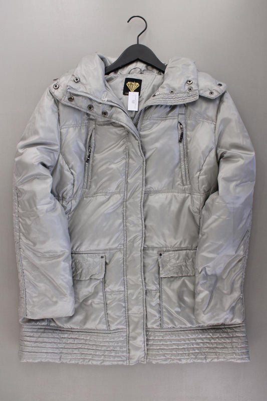 Sarah Kern Wintermantel Gr. 44 grau aus Polyester