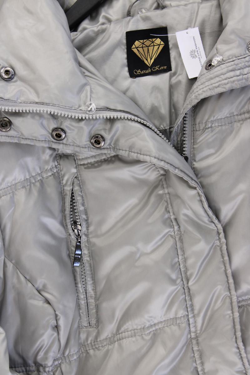 Sarah Kern Wintermantel Gr. 44 grau aus Polyester