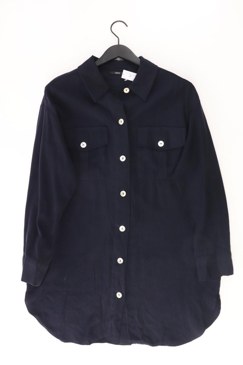 Zero Langarmkleid Gr. 44 blau