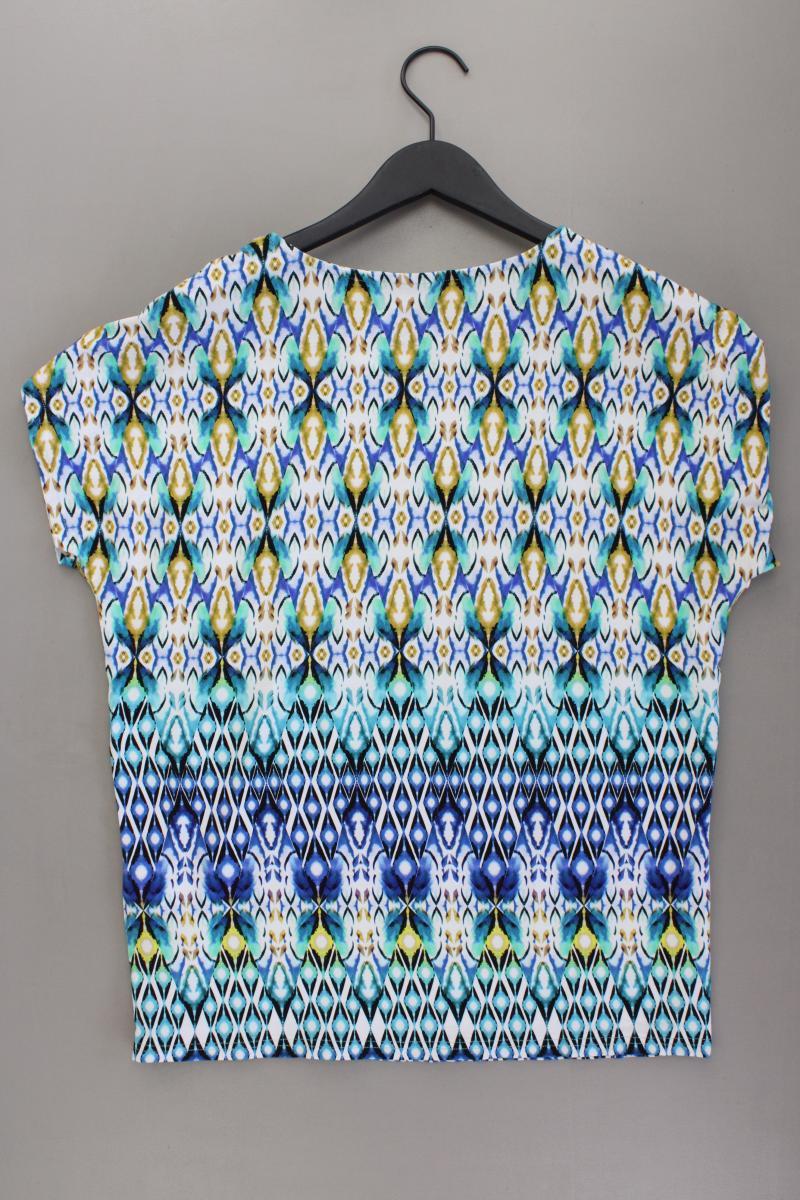 Laura Kent Printshirt Gr. 42 neuwertig Kurzarm mehrfarbig aus Viskose