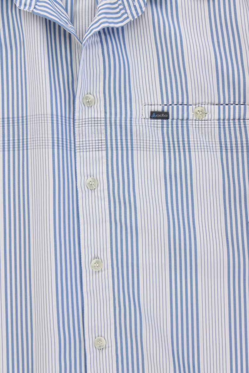 Odlo Kurzarmhemd für Herren Gr. L gestreift blau