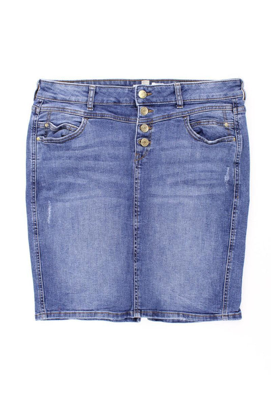 Esprit Jeansrock Gr. 40 blau aus Baumwolle