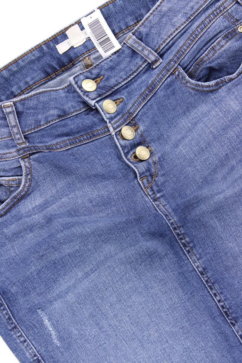 Esprit Jeansrock Gr. 40 blau aus Baumwolle