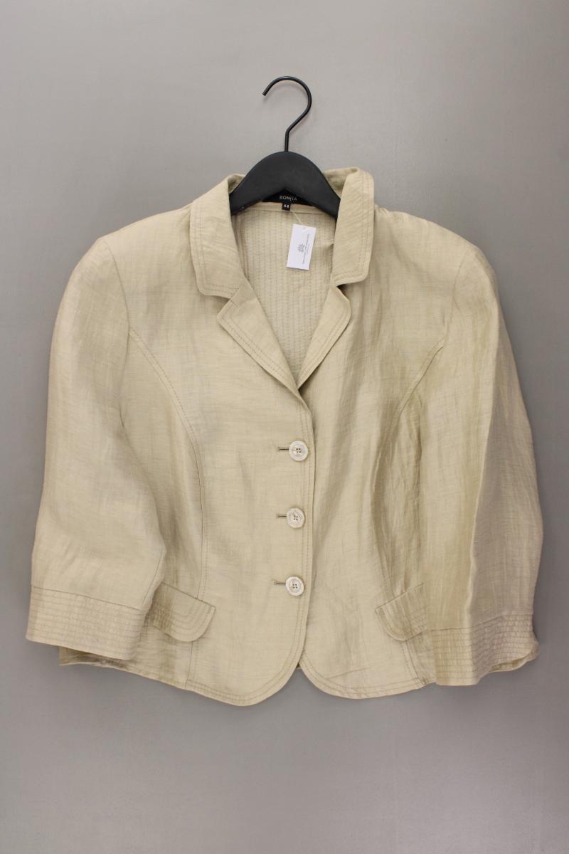 Bonita Leinenblazer Gr. 44 creme