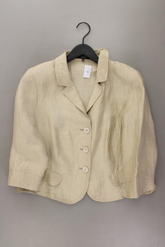 Bonita Leinenblazer Gr. 44 creme
