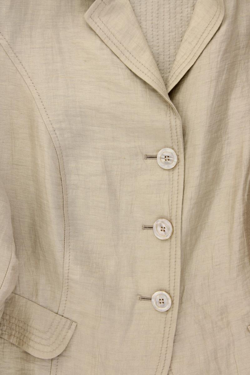 Bonita Leinenblazer Gr. 44 creme