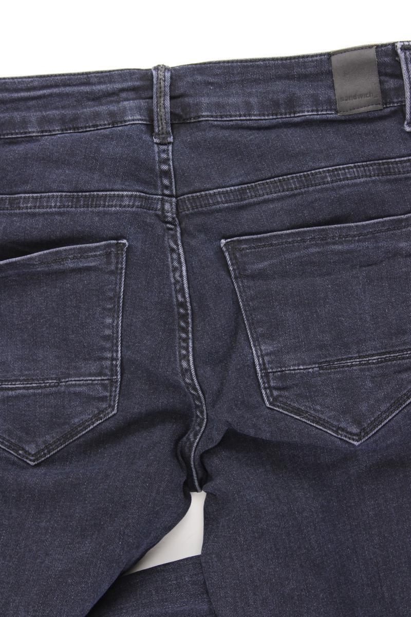 Sandwich_ Skinny Jeans Gr. 34 blau aus Baumwolle