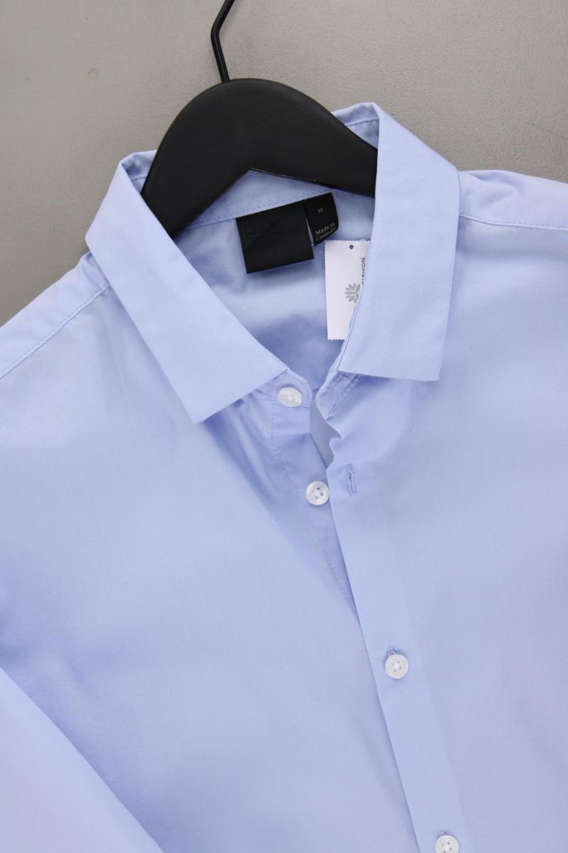 Asos Langarmhemd für Herren Gr. M blau aus Baumwolle