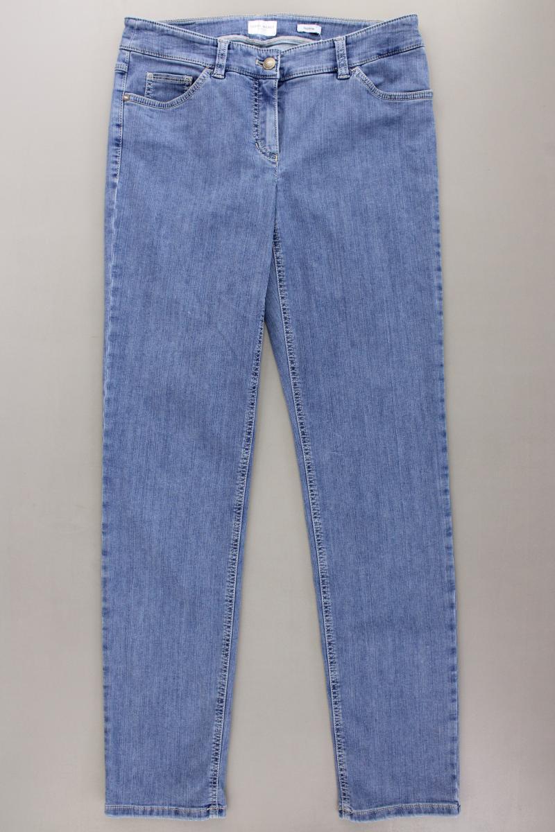 Gerry Weber Straight Jeans Gr. 40 blau aus Baumwolle