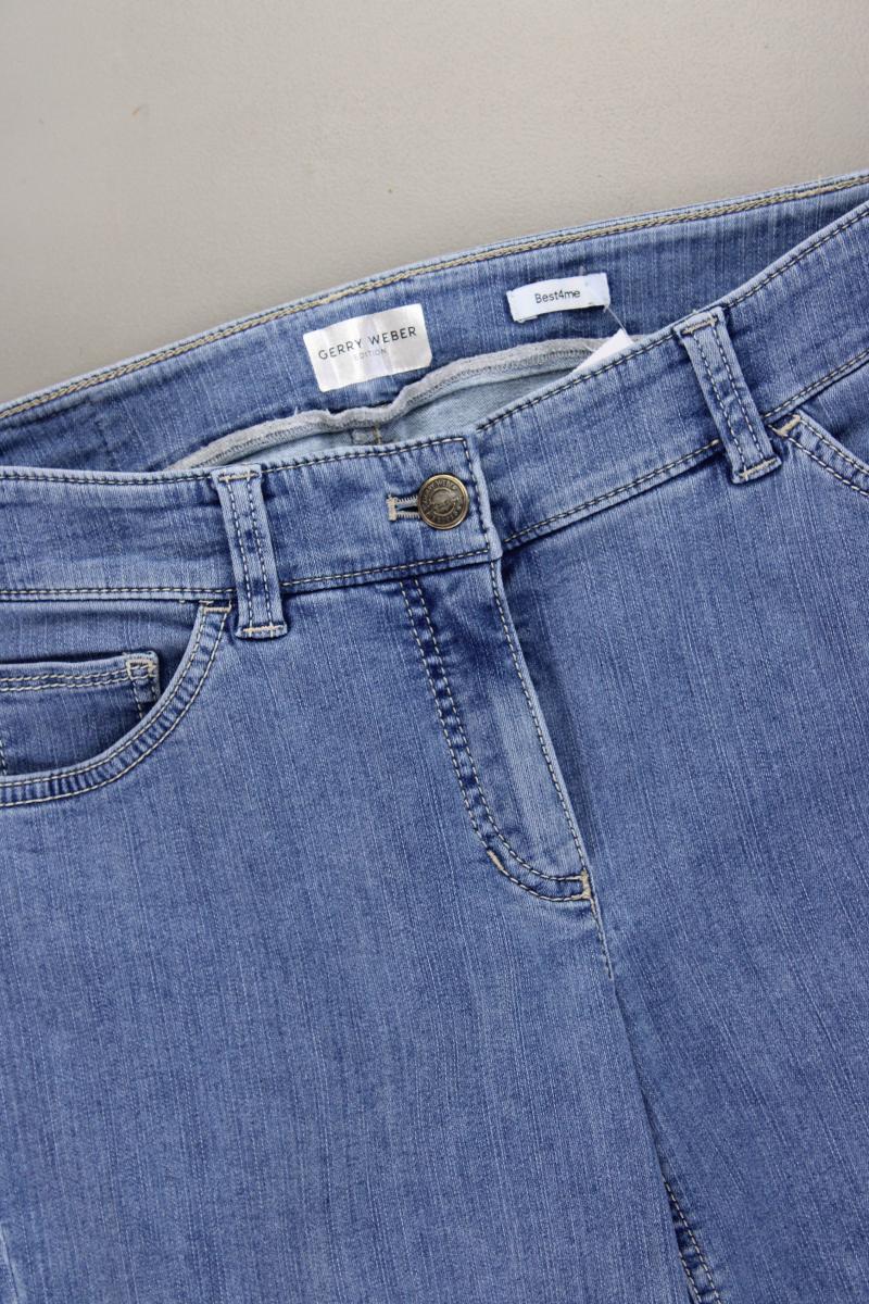 Gerry Weber Straight Jeans Gr. 40 blau aus Baumwolle