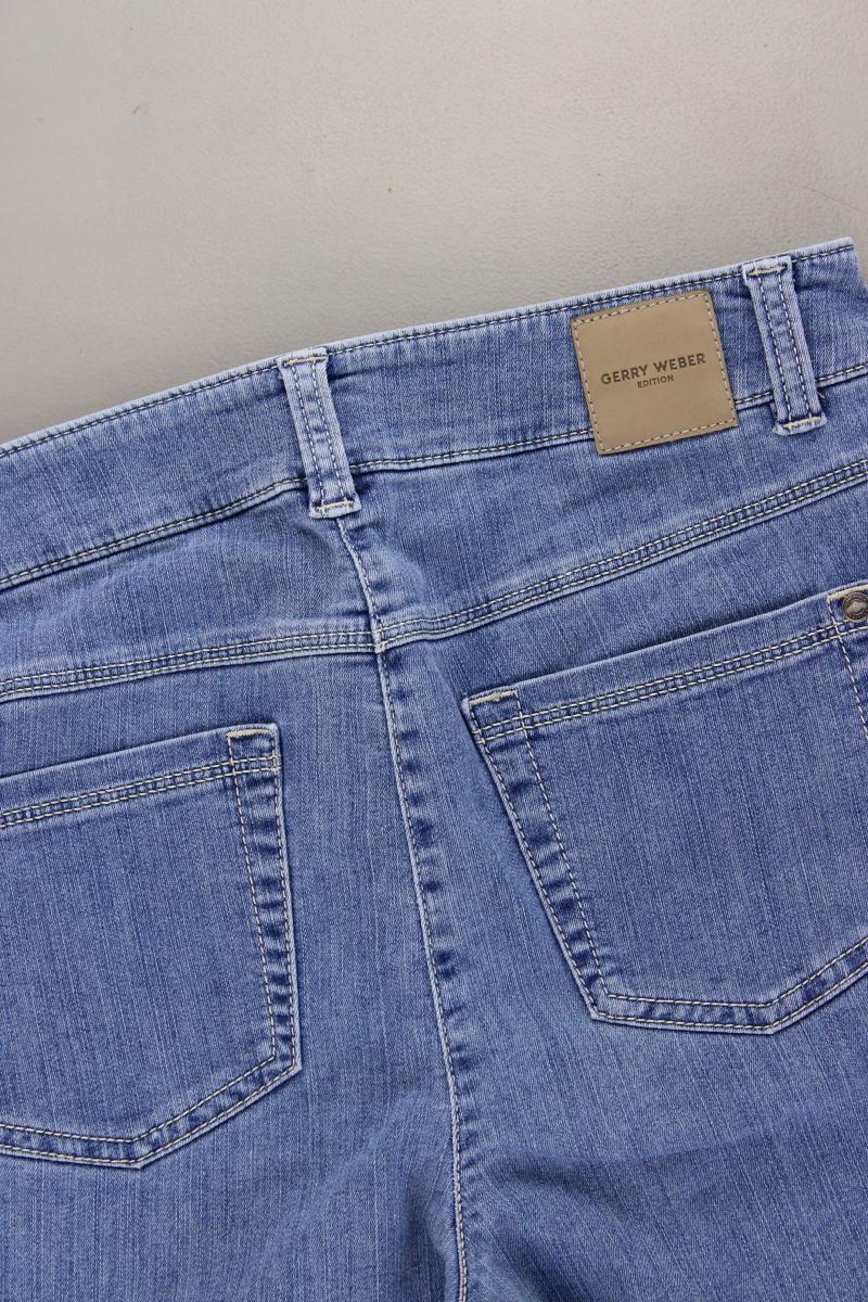 Gerry Weber Straight Jeans Gr. 40 blau aus Baumwolle
