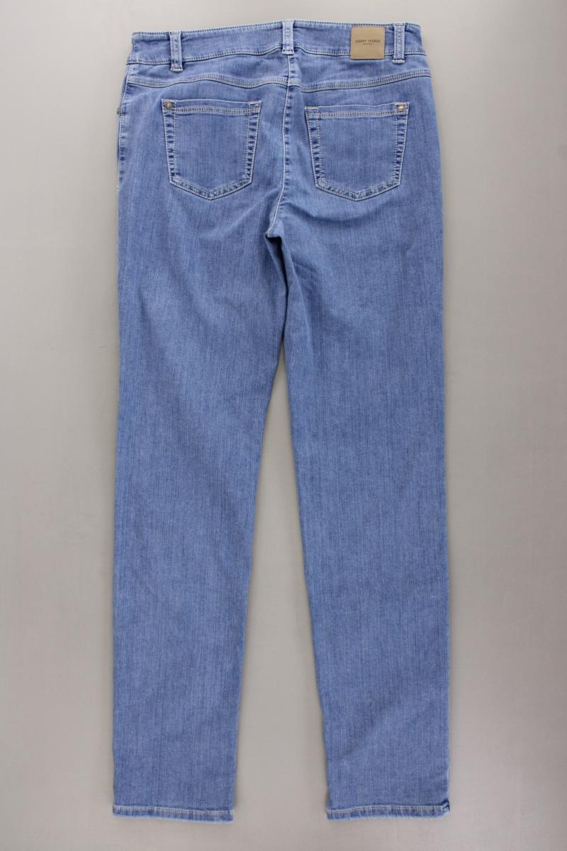 Gerry Weber Straight Jeans Gr. 40 blau aus Baumwolle